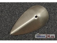 Чешуйки CR303 Щит грань, 17 х 9 мм., никель, 100 шт.